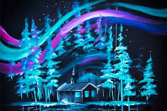Cabin Under The Aurora